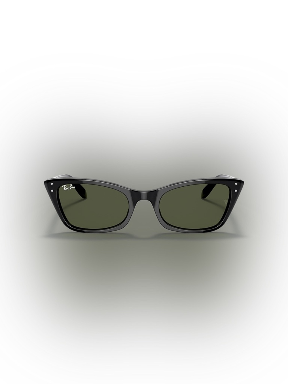 NWOT Ray-Ban Lady Burbank Glasses - Black with Green Lenses - Picture 5 of 14